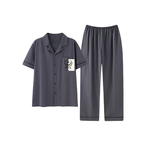 CHUDUAN Пижамный комплект мужской темно-серый