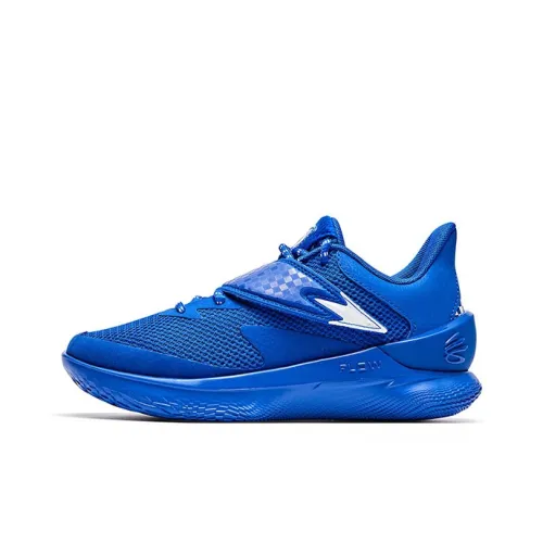 Under Armour Curry Fox 1 Детские баскетбольные кроссовки Low Топ Синий Унисекс