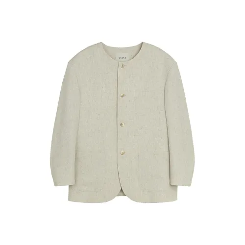 Osens Бизнес-костюм мужской лен серый