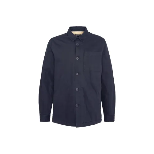 BARBOUR Casper Overshirt Рубашка Мужская Морской Синий