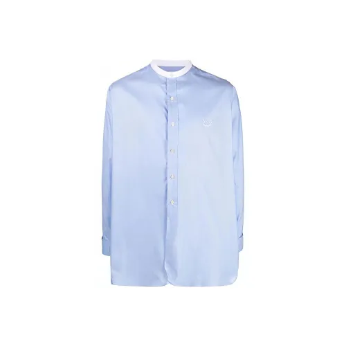 Maison Margiela Светло-синие Мужские Рубашки