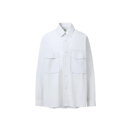 UNIQLO SS24 Рубашка Мужская Светло-Синяя