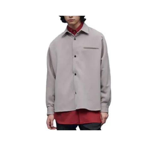 UNITED TOKYO Розовый Бежевый Мужские Рубашки