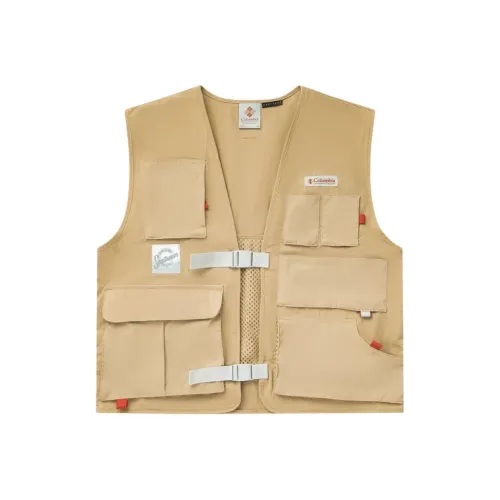 Коллаборация Columbia SS25 Жилет Унисекс Хаки