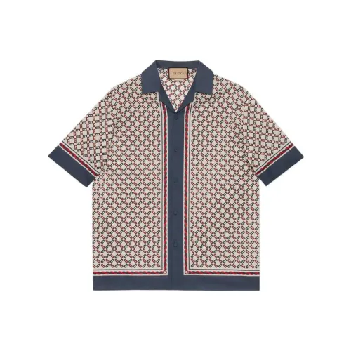 GUCCI SS22 Рубашка Мужская Айвори Белый