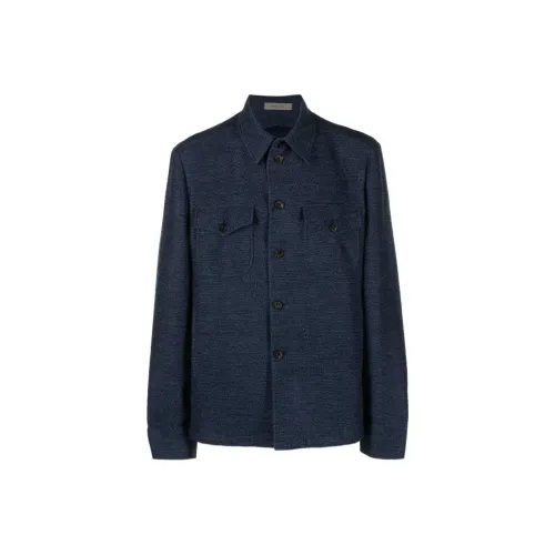 CORNELIANI Рубашка Мужская Ice Синий