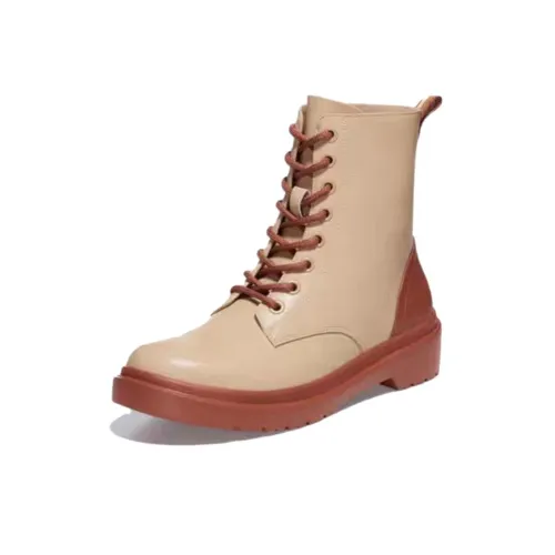 BENEUNDER Qiujiao Короткий Мартин Boot Женские Сумерки Оранжево-коричневый