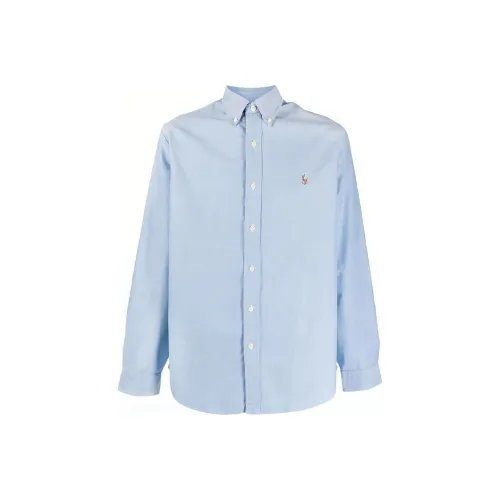 Polo Ralph Lauren Blue Men's Shirts Поло Ralph Lauren Синие Мужские Рубашки