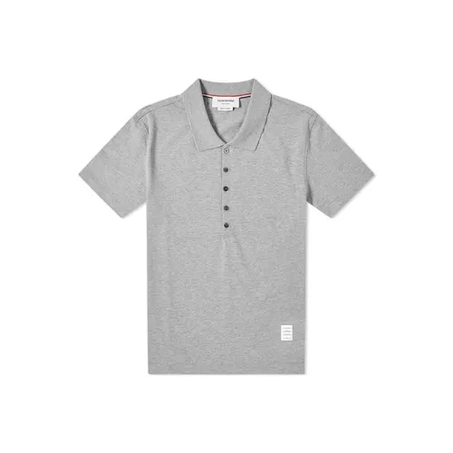 THOM BROWNE Серый Мужской Поло
