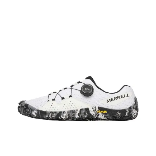 MERRELL Vapor Glove 6 Дышащие Низкие Кроссовки для Тренировок Мужские Черно-Белые