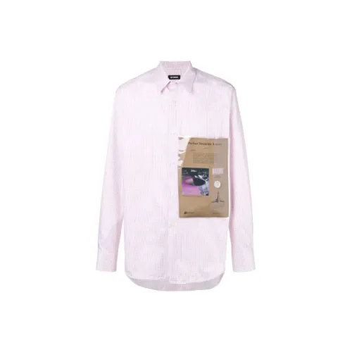 RAF SIMONS Розовые Мужские Рубашки