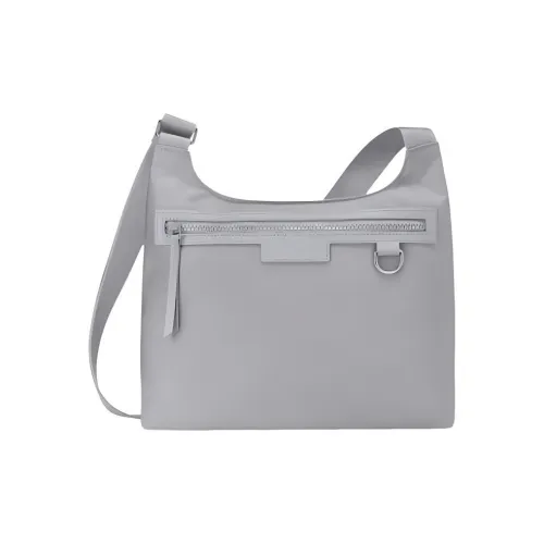 LONGCHAMP Le Pliage Néo Полиамид Холст Курьер Сумка Сумка через плечо Женская Цементно-серый