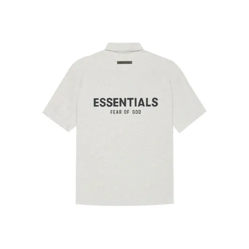 Fear of God Essentials SS21 Овсяный Унисекс Поло