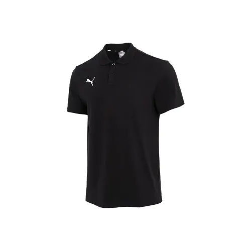 PUMA Мужская поло рубашка черного цвета