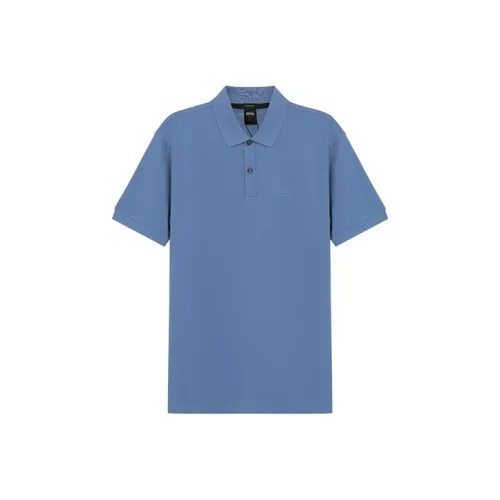 Hugo Boss SS21 Поло Мужское Светло-Синий