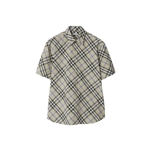 Burberry Рубашка Мужская Моховый Зеленый