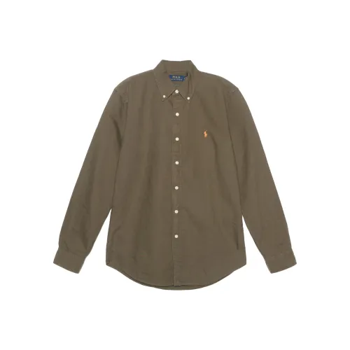 Polo Ralph Lauren FW21 Рубашка Мужская Зеленая
