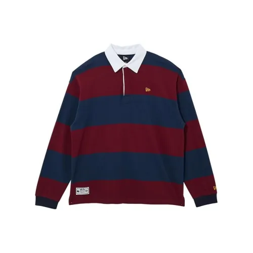 New Era Красный Синий Унисекс Поло