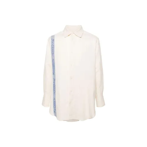 JW Anderson SS24 Рубашка Унисекс Экрю