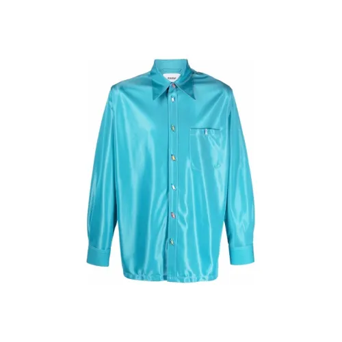 Doublet Синий Унисекс Рубашки