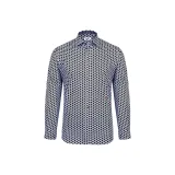 Синий принт