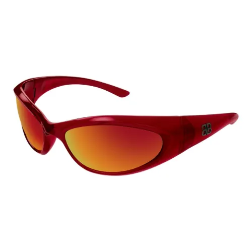 Balenciaga Ацетат Кошачий глаз Солнцезащитные очки Унисекс Красный
