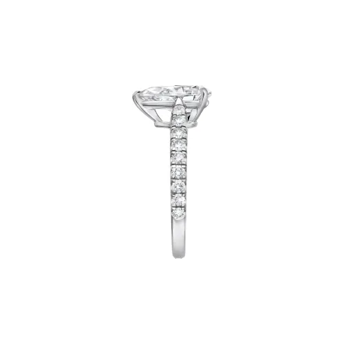 Cartier Platinum Diamond Rings Unisex Silver Картье Платина Кольца с алмазами Унисекс Серебряный