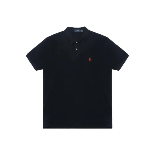 Черное мужское поло Polo Ralph Lauren