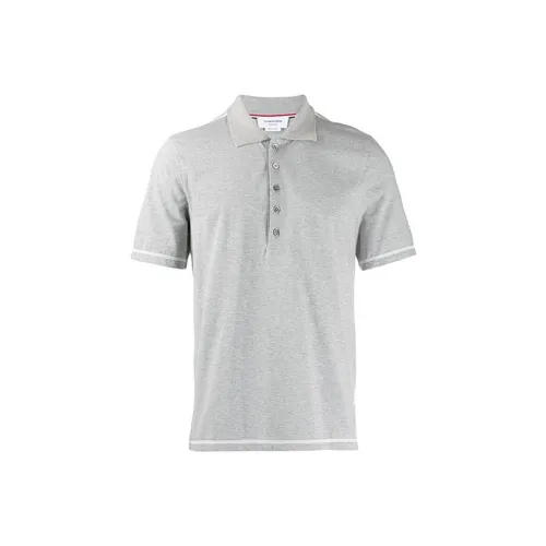 THOM BROWNE Серый Мужской Поло