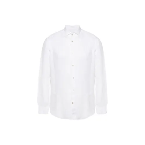 Eleventy FIRSTCLASS Made IN Italy SS24 Рубашка Мужская Белая