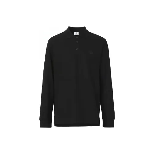 Burberry FW21 Длинный рукав Polo Мужской Черный 80437821