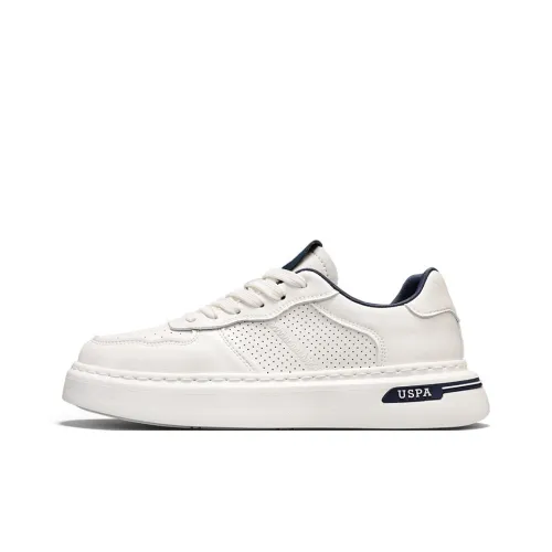 U.S. POLO ASSN. Скейтборд Кроссовки Низкие Бежево-Синие Мужские