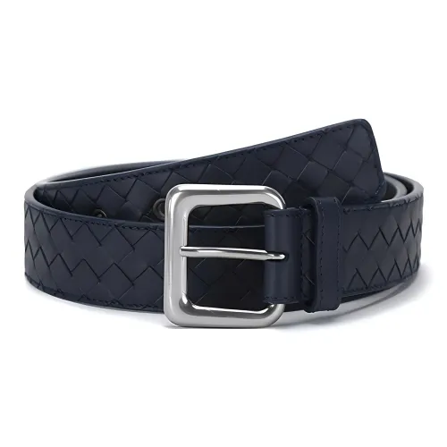 Bottega Veneta Ремни из коровьей кожи, турмалин, синий, мужской