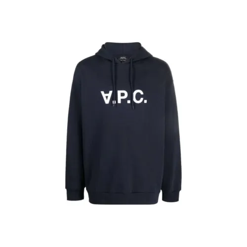 A.P.C Синий Мужской Свитшот