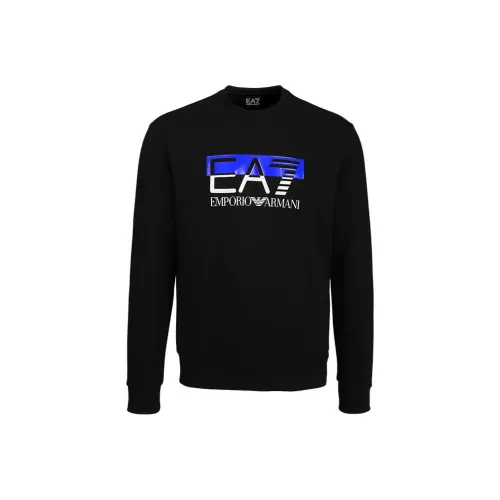 EMPORIO ARMANI EA7 FW23 Толстовка Мужской Черный