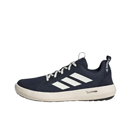 adidas Terrex BOAT Slip Resistant Дышащий Сцепление Низкий Топ Походная обувь Унисекс Темно-синий