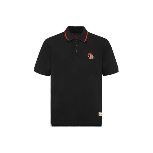 EVISU Черная мужская поло