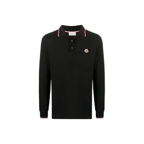 MONCLER FW21 Черная мужская поло
