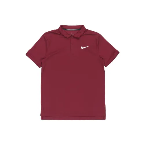 Nike Мужское Поло Бордового Цвета