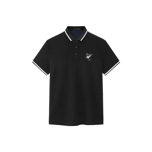 PEACEBIRD MEN Животный узор Буква Поло Весна Лето и ОСЕНЬ Унисекс