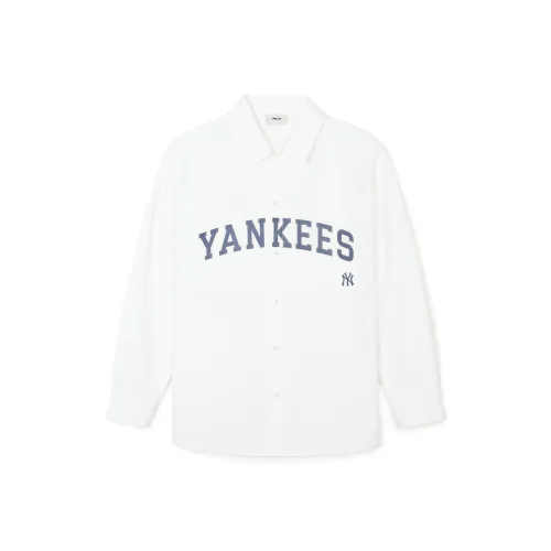 MLB SS24 New York Yankees Рубашка Унисекс Белый