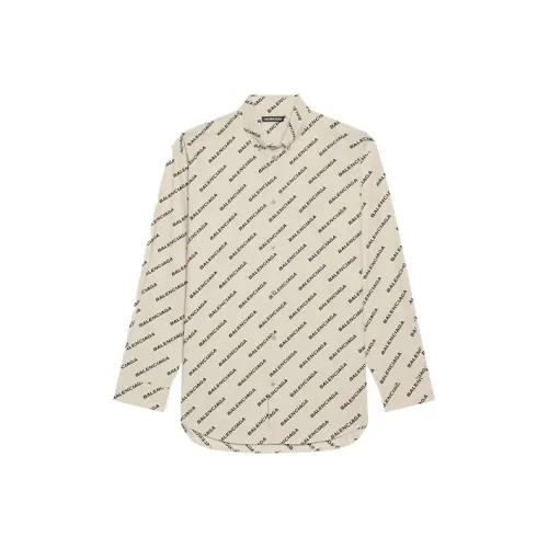 Balenciaga Бежевые Мужские Рубашки