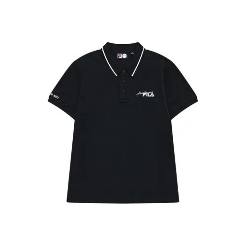FILA FUSION Темно-черная мужская поло