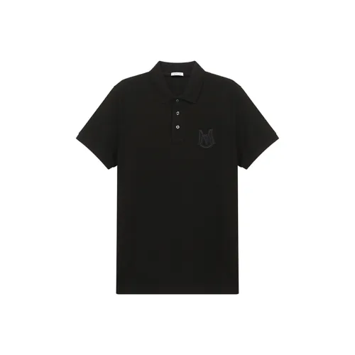 MONCLER Мужская черная поло