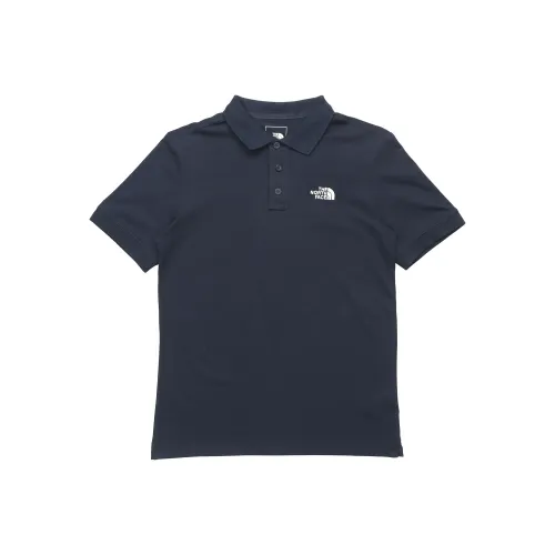 The North Face Темно-синие Мужские Поло