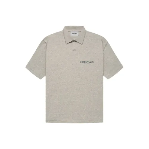 Fear of God Essentials FW21 Темный овсяный Унисекс Поло