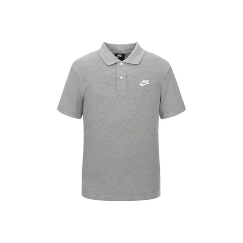 Nike Серый Мужской Поло