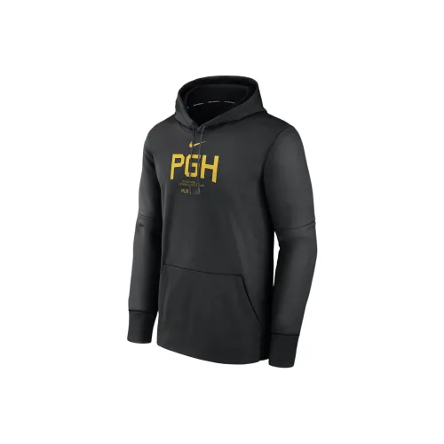 Nike Pittsburgh Pirates Городской Connect Practice Толстовка Мужской Черный