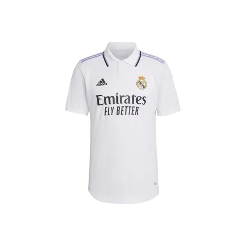 Adidas Real Madrid Белая Мужская Рубашка Поло