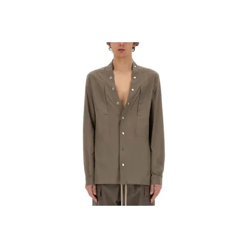 RICK OWENS совместный бренд RO SS24 Рубашка Мужская Умбра